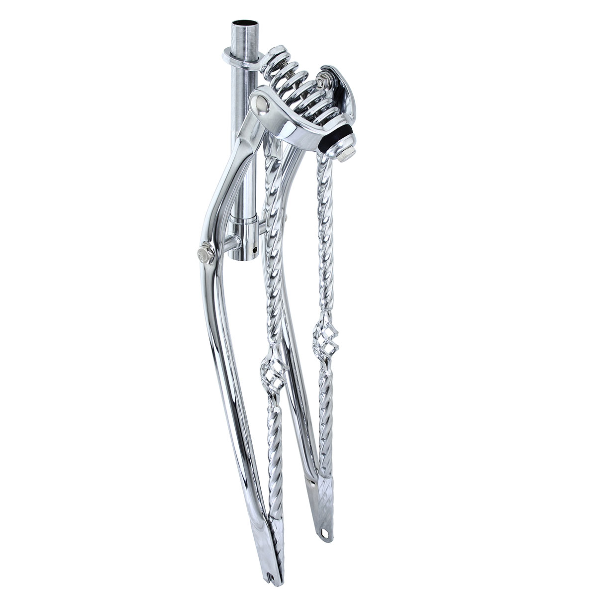 26 Lowrider Classic Spring Fork 1 Inch W/Twisted Cage...